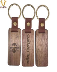 Torchia di cuoio in pelle MOQ 50pcs con logo personalizzato con tastiera di decorazione del bagaglio a sospensione in legno Denni di souvenir fai -da -te7143902