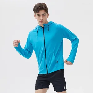 Kurtki męskie UPF 50 bieganie dla mężczyzn i kobiet Fitness Sportswear Noc Refleksyjne Logo Outdoor Jogging Lady Gym Sports