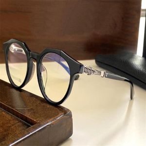 Nuovi bicchieri ottici Muffin Design di occhiali Tramo rotondo Tramo rotondo Vintage Stile Lente trasparente di alta qualità con custodia trasparente Eyeglasse 264y