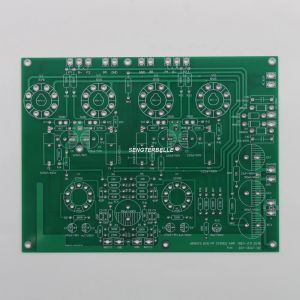 アンプ1PC HIFI 6V6 + ECF80ステレオプッシュパルアンプボードPCBチューブアンプボード