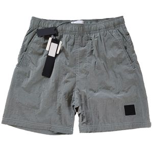 Shorts masculinos bordados coloridos sólidos bordados de calça casuais casuais calças shorts de rua high para homem reflexivo curto hip hop streetwear size s-3xl