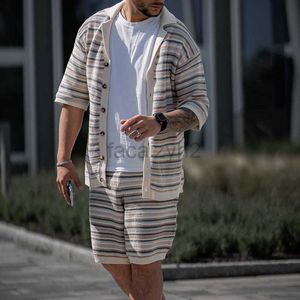 Męskie dresy dresowe streetwearu Męskie ubrania Dopasowanie garnituru Summer Męski garnitur męski
