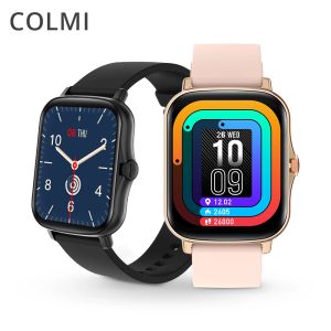 Смотрите, как Colmi Smart Watch Men Women P8 плюс 1,69 дюйма артериальное давление водонепроницаемое сердцебиение.