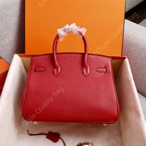 Principais mulheres Totas Bolsas de ombro Bolsas de ombro de pára -cama Bola de couro genuíno Charme de alta qualidade Alligator Skin Lock Lock Classic Flap Luxurys Birk Red Designer Bag AA