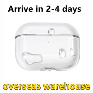 Para AirPods Pro2 2ª geração 3 Acessórios para choques de choque de fone de ouvido Caixa de choques de silicone sólido Caso de carregamento sem fio protetor