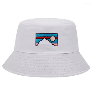 Berets Summer Buckte Satts для женщин Панама Шляпа Дама мода складная солнце