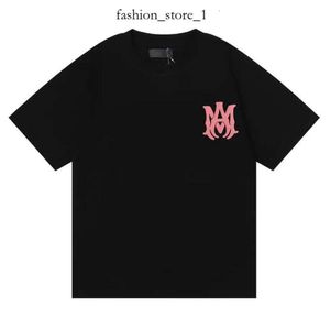 Tasarımcı Lüks T-Shirt Marka Tişört Giyim Mektubu Kısa Kollu İlkbahar Yaz Amis Tide Erkek ve Kadın Tee New2023 Üst Gömlek Tasarımcısı Amirir 629