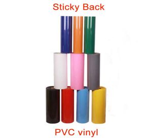 1 Blatt 12Quotx40Quot30cmx100cm Sticky Rücken PVC Wärmeübertragung Vinylwärmungsmaschine T -Shirt -Eisen auf HTV Prin3759817