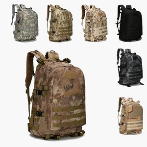 Partihandel Sport 40L 3P Militär taktisk ryggsäck Oxford Waterproof Camouflage Camping Bag Handing Bag Rucks Trekking Bag bör väskor 351R