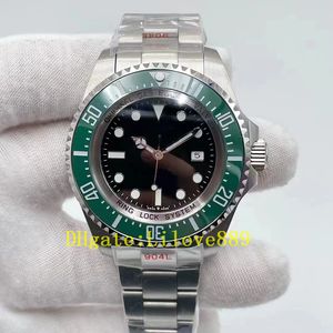 2024 Luksusowy zegarek męski 3135 Automatyczny ruch 44 mm 116660 Zielony gradient Sapphire Waterproof Dial Platinum Pasp
