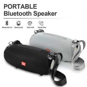 Portabla högtalare TG534 Bluetooth Compatible Portable Speaker Music Center Högtalare Wireless Pillar Aux TF Subwoofer Högtalare J240505