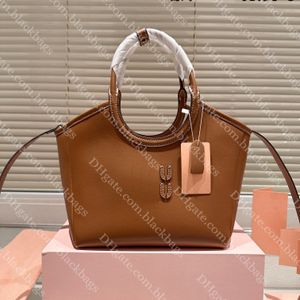 High Quality Lady Tote Bag Designer Shoulder Bag Luxury Leather Handbags For Women Classic Letter Solid Color Ladies Shopping Bags