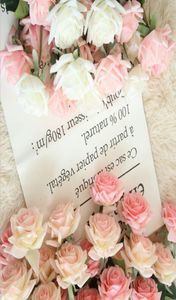 High Quality Single Stem Real Touch Rose Latex Artificial Silk Flowers With Leaves3264801