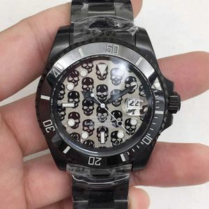 Designer Watch Reloj Watches AAA Mechanical Watch Black Skeleton Water Ghost Hela Automatic Mechanical Watch Mens Watch Qs04 Mens Watch