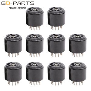 Amplifikatör 9pin Bakalit Tüp Soketi 12AX7 EL84 5670 12AT7 ECC83 ECC82 6DJ8 HIFI Vintage Amplifikatör DIY 10 PCS