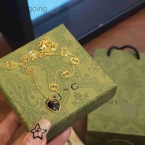 Gulddesigner halsband g smycken mode halsband gåva