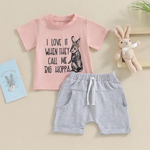 Kläder sätter molzulams småbarn baby pojke påskdräkt kort hylsa t-shirt topp casual fasta färg shorts 2 st sommarkläder