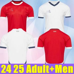 2024 Switzerland Euro Cup Soccer Jerseys SWISS National Team ELVEDI AKANJI ZAKARIA SOW RIEDER EMBOLO SHAQIRI home away Football shirts