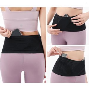 Outdoor -Taschen Leichtes Lauf Taillenbeutel Männer Frauen Fitnessstudio Sport unsichtbarer Fitness Mobiltelefon Geldgurt Fanny Pack