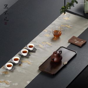 Tea Napkins Yunsong Brocade Mat Chinese Style Zen Table Runner High-End Affordable Luxury Japanese Towel Cloth