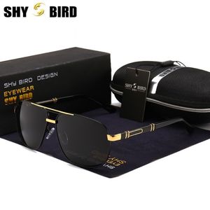 Top Quality Anti Glare HD Polarized Sunglasses Men's New Aluminum Aviation Sunglasses Big Size mens 268R