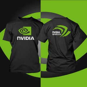 Intel Nvidia 남자 T 셔츠 Geforce GTX 게임 남자 티셔츠 Camisetas 컴퓨터 주변 장치 패션 참신 Y19060601 3101