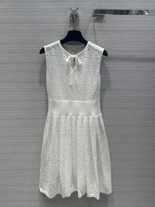 Runway Dress 2024 New Spring Summer O Neck Fashion Designer Dresses Same Style Dress m0505.