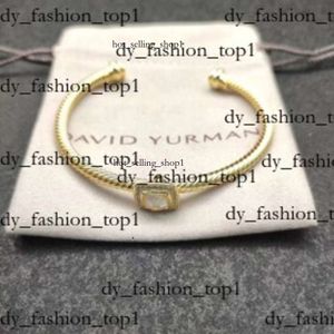 Dy tasarımcı yüksek kaliteli moda markası lüks trend David Yurma bilezik mücevher bileziği basit ve zarif popüler dokuma bükülmüş yüzük David Bracelet 767