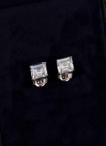 S925 silver stud earring platinum color for women wedding jewelry gift have stamp charm engagement PS31846982109