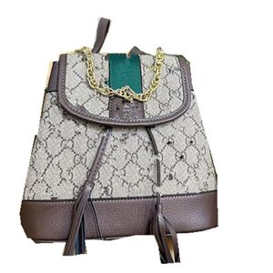 Herr- och kvinnors ryggsäck Designer Design Luxury Vintage Mönster Backpack Classic Schoolbag, Water Ripple Ryggsäck, storlek: 25 cm*23 cm.