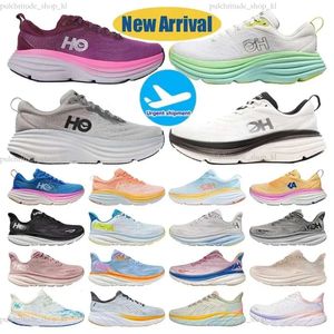 Hokah Woman Shoe One Bondi 8 Running Designer Shoes Plataforma feminina Tênis Hokah Sapatos Clifton 9 homens Blakc White Harbor Men Women Trainners Runnners 36-45 512