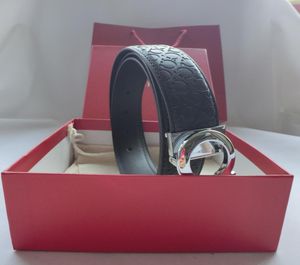 Cinturão de pele de luxo de luxo para design de marca de marca moda moda clássica geométrica Hidden agulha fivela de fivela de cintura com caixa de presente set3377160