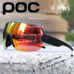 Designer High Quality Luxury Fashion POC AIM 4 Lens Cycling Sunglasses Sport Road Mountain Bike Glasses Men Women Eyewear Eyeglass Zonnebril 440