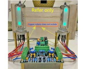 Förstärkare Dual Channel lågspänning 6E2 Tube Indicator Driver Kits Board Level Indicator Förstärkare DIY Audio Fluorescerande DC12V