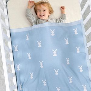 Filtar född baby filt bomullsplikt stickad spädbarnsäng sovande täcker quilt super mjuk småbarn pojke flicka barnvagn wrap swaddle