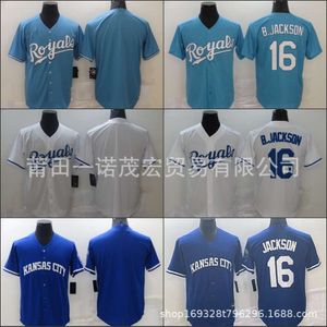 Maglie da baseball Jogging Abbigliamento Jersey Royal Team Fan Elite Edition Royals 16# B.Jackson