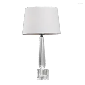 Table Lamps Modern Crystal Lamp Living Room Bedroom Bedside Remote Control Desk Decoration LED Light Fixture