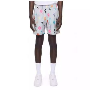 2024 Lila Marke AOP Classic Printed Shorts Polyester Mesh