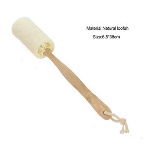 Bath Tools Accessories 1 piece of natural exfoliating sponge Luffa Loofa back washer brush body shower tool Q240430