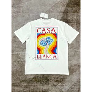 카사 블랑 셔츠 24SS Casablanc T 셔츠 남자 디자이너 T 셔츠 스프링 여름 뉴스 스타일의 별이 많은 성 짧은 슬리브 카사 남자 티셔츠 테니스 클럽 미국 크기 S-XXL 227