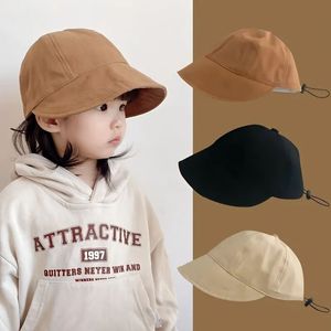 Çocukların Kova Şapkaları Bebek Bebek Kapağı Yaz, Seyahat, Yumuşak Top Balıkçı Şapkası 22432