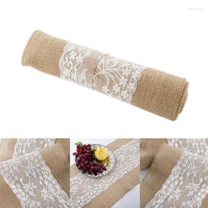 Bordduk 1 Pack Vintage Look Runner 30x108cm Rustik Hessian Wedding Celebration Party Evening Decorations