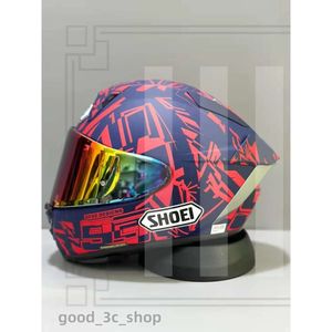 Designer Full Face Shoei X15 Red Ant Marquez 93 Motorcykelhjälm Anti-dimma Visor Man Riding Car Motocross Racing Motorbike Hjälm-Not-Oiginal-Helmet 604