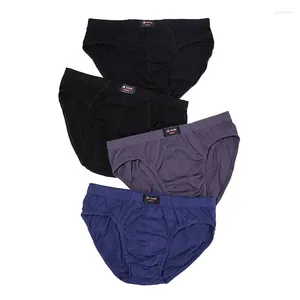 Underpants 2 PCs/Los Herren -Baumwoll -Slips bequeme männliche atmungsaktive Unterwäsche Dessous Höschen Plue Größe xl -5xl