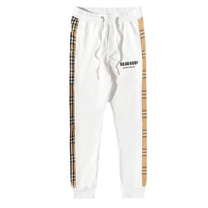 Calça de cargo de designer masculina jogadores casuais casuais calças de moletom de moda elástica de cintura elástica da cintura