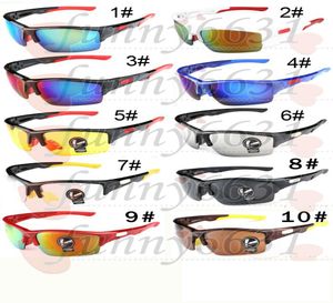 Summer Man Sport Cycling Sunglasses Spectacles Women Bicycle Goggle Sports Outdoor Dazzle Color Driving Glasses 10Colors 7784158