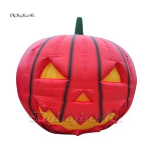 卸売りの巨大なインフレータブルカボチャヘッドハロウィーンモンスターバルーン照明空気パーティーの装飾のためにカボチャの幽霊を爆破する