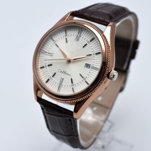 В продаже Auto Date 40 -мм роскошные кварцевые кожаные ремни Мужские часы Оптовые круглые аналоговые мужчины дизайнерские часы для часов, мужские наручные часы G 2554