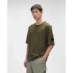 Men Shirts Haikyuu Cp Mens T shirts Summer New Designer Tshirts Solid Relaxed Loose Neck CP Cotton Short Sleeve One Lens Youth Student Couple Top Quality Tee Man Outfit