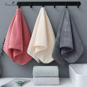 Towels 1pcs Towel Household Face Wash Bath Patty Bath Towel Dry Hair Towel Couple Soft Absorbent Wipe Feet No Hair Drop Cotton